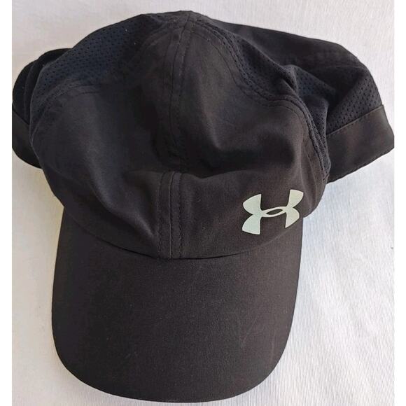 Under Armour Women's Black Running Hat Hook & Loop Closure Yoga Casual Vented - Picture 9 of 9